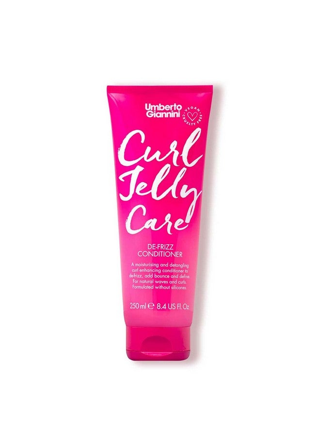 Umberto Giannini Curl Jelly Care Vegan & Cruelty Free Defrizz Conditioner For Curly Or Wavy Hair 250 Ml - Image 1