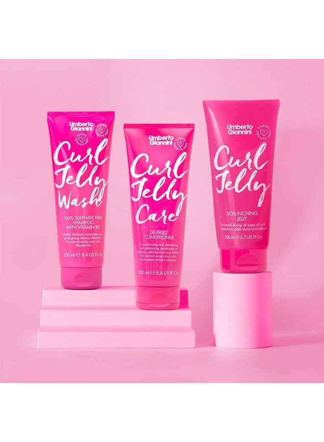 Umberto Giannini Curl Jelly Care Vegan & Cruelty Free Defrizz Conditioner For Curly Or Wavy Hair 250 Ml - Image 3