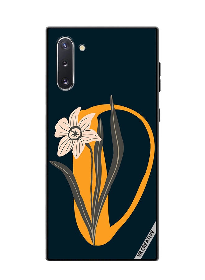 VR CREATIVE Protective Case Cover For Samsung Galaxy Note10 5G Alphabet D Design Multicolour - Image 1