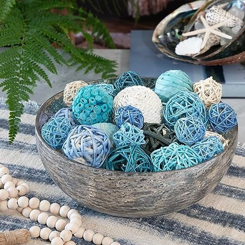 ANDALUCA Decorative Balls Bag Bowl Filler Home Decor (Turqouise Blue) - Image 4