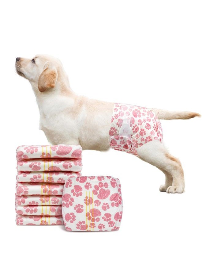 Dono Dog Diapers Female, Disposable Doggie Diapers, Super Absorbent Puppy Diapers with Adjustable Tail Hole, Wetness Indicator for Cats Doggy in Heat Period, Small, 16 Count - Image 1