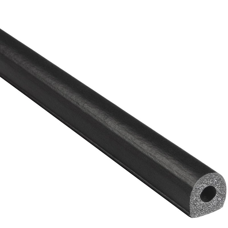 TrimLok DShaped Rubber Seal Thick Wall  EPDM Foam Seal wHT General Acrylic PSA System  Ideal Door and Window Weather Seal for Cars Trucks RVs  Boats  05 Height 05 Width 25 L
