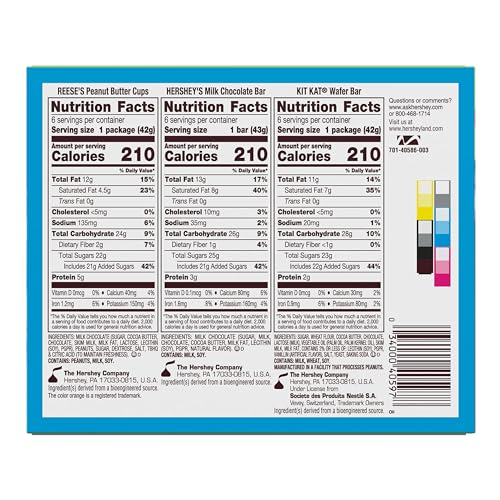 Hershey's HERSHEYS KIT KAT and REESES Assorted Milk Chocolate Candy Variety Box 273 oz 18 Pieces - Image 5