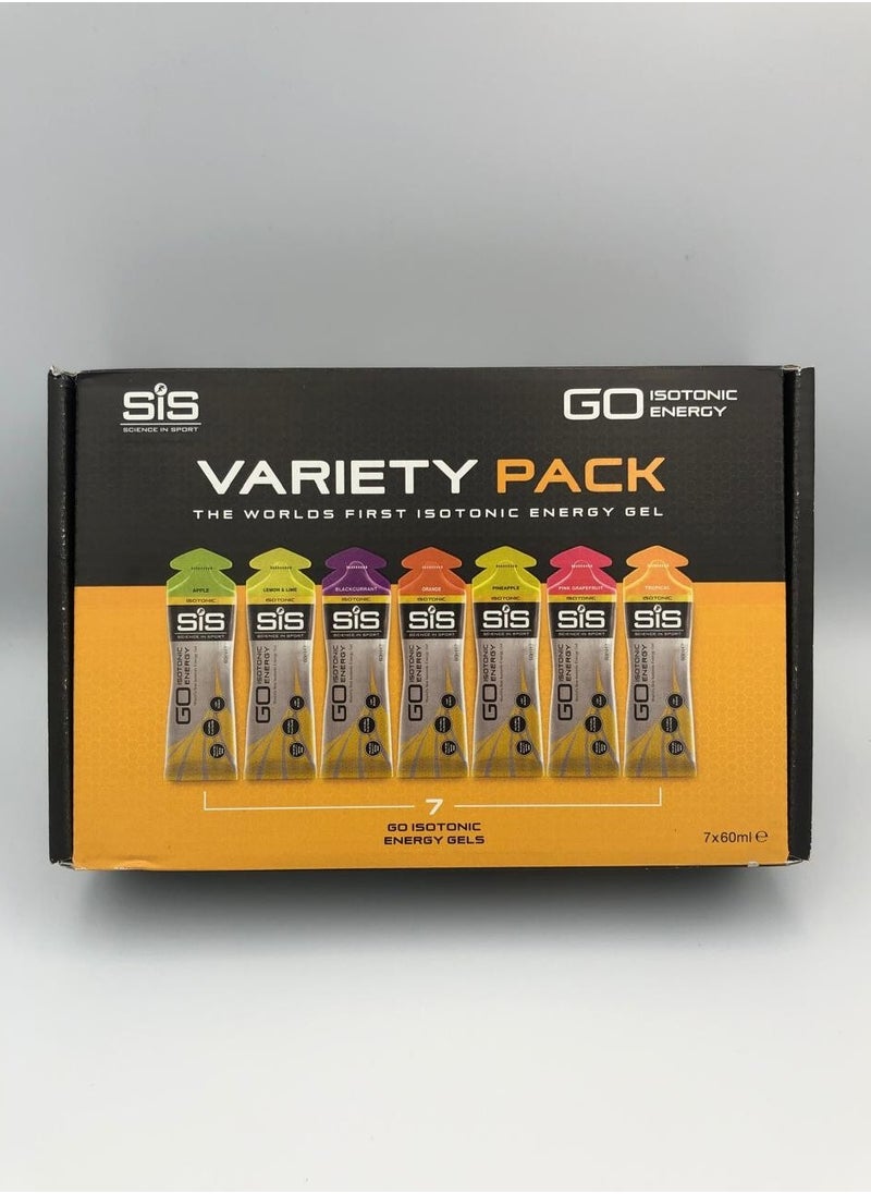 SIS Go Isotonic Energy Gels, Variety Pack, 7 Go Isotonic Energy Gels - 7x60 ml  - Image 2