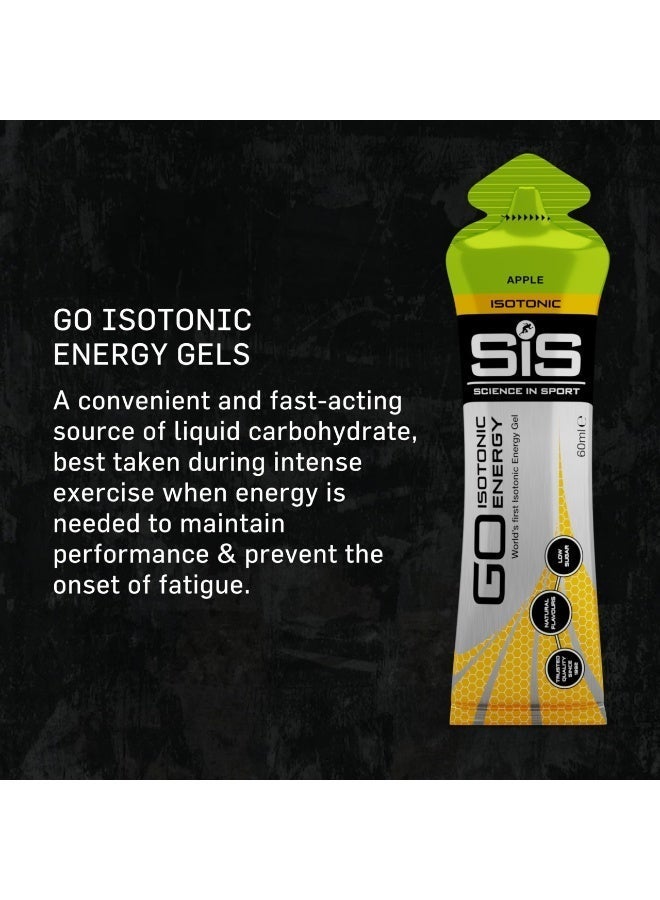 SIS GO Isotonic Energy Gels | 22g Carbohydrates | Low Sugar | Easily Digestible | Gluten Free | No Water Needed | Running Gels | Variety Pack | 7 Pack - Image 2