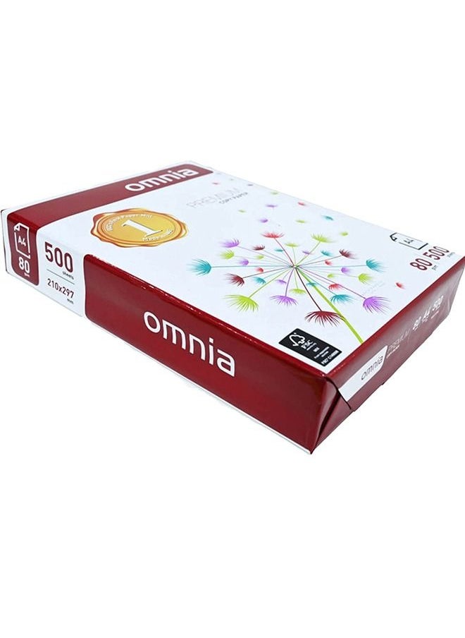 OMNIA - Omnia Copy Paper,A4 Size,80gsm,500 Sheets - Image 1