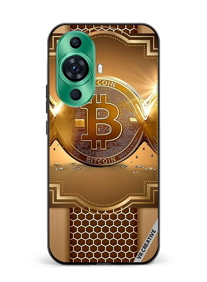 VR CREATIVE Protective Case Cover For Huawei nova 11 Pro Royal Bitcoin Design Multicolour - Image 1