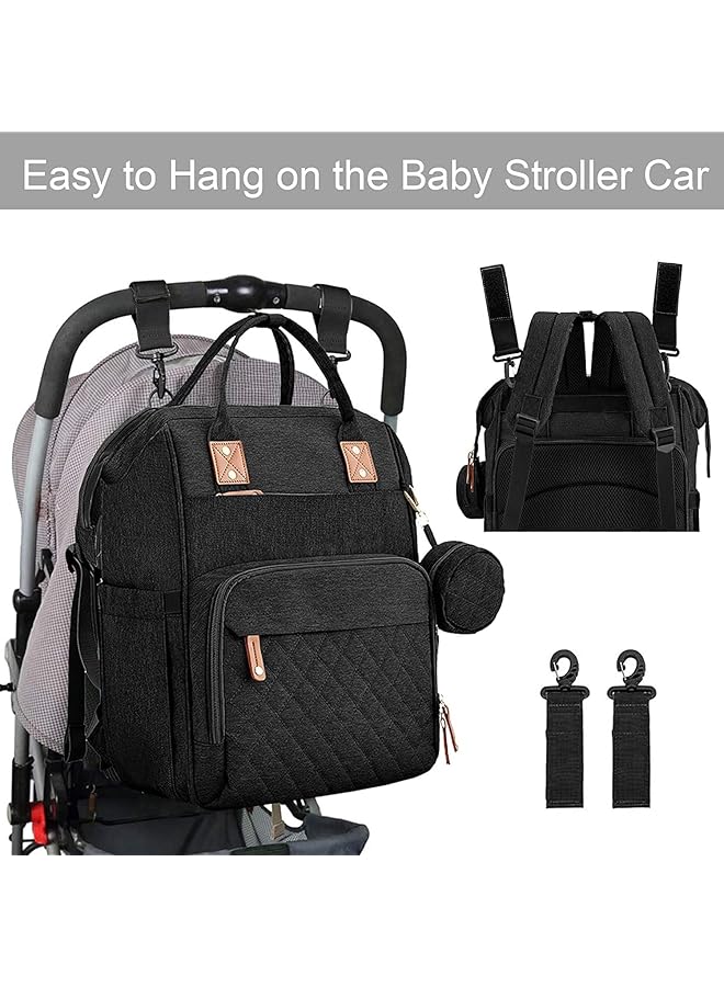 erorex Baby Essentials Diaper Backpack Changing Bag With Travel Mattress Large Capacity Mummy Backpack - Image 5