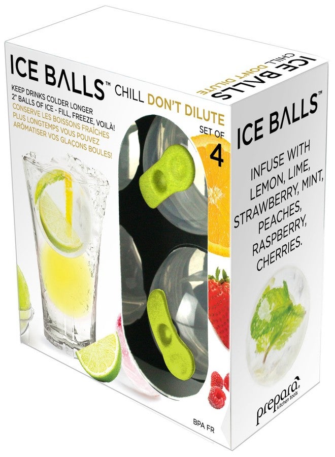 Prepara Ice Balls, Set of 4, Clear - Image 1