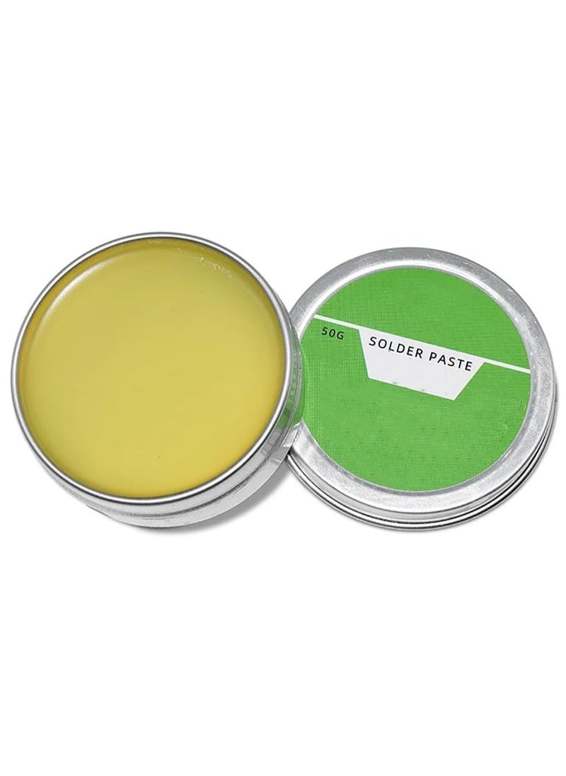 Rubik Lead-Free BGA Rework Solder Paste 50g for Mobile Phone Repair, Chip Planting, and Electronic Component Soldering  - Image 1