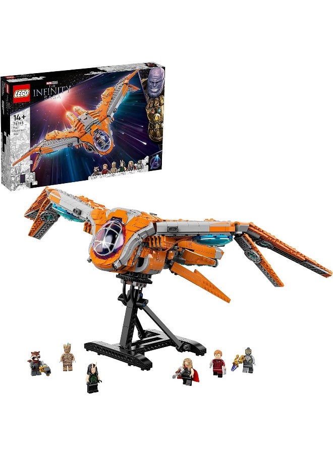 LEGO LEGO 76193 Marvel The Guardians’ Ship Large Building Set, Avengers Spaceship Model with Thor & Star-Lord Minifigures  - Image 5