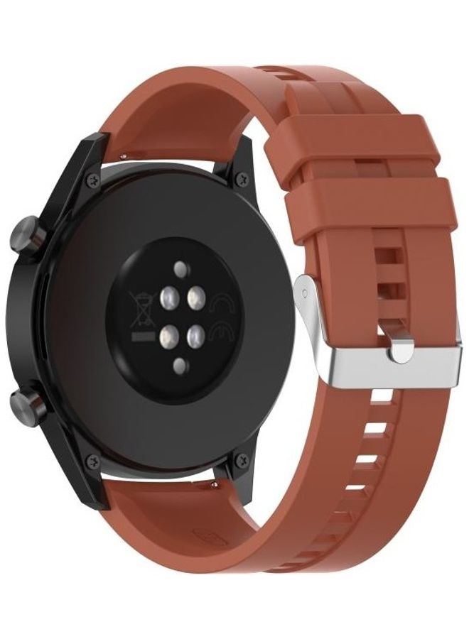 NIBEMINENT Silicone Replacement Wrist Strap Watchband For Huawei Watch GT 2 Orange - Image 5