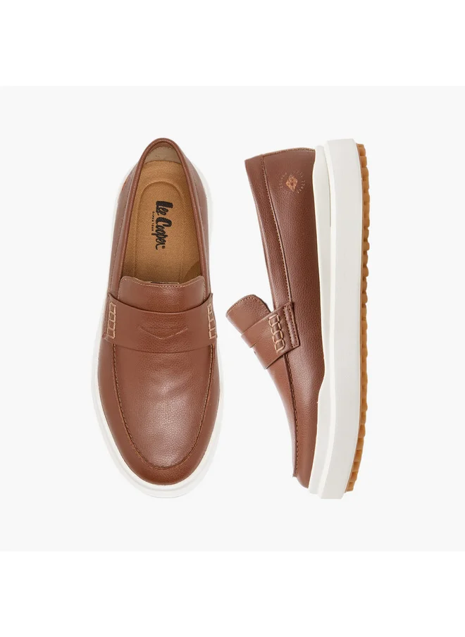 Lee Cooper Men's Textured Slip-On Loafers