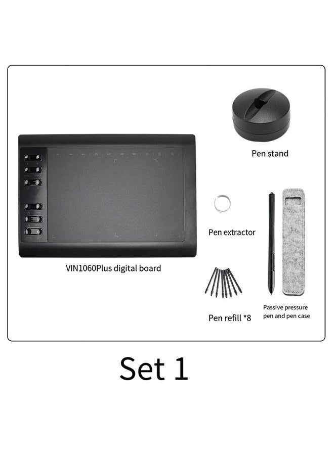 Generic 1060PLUS Graphic Tablet - Handwriting and Drawing Tablet, USB-A, 10x6 Inch, 8192 Levels Pressure Sensitivity  - Image 1