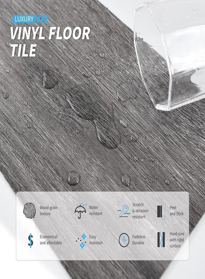 Art3d 36-Pack 54 Sq.ft Peel and Stick Floor Tiles Vinyl Plank Flooring Wood Look, Adhesive and Waterproof Tile Sticker for Bedroom, Living Room, Kitchen, RV in Ebony - Image 5