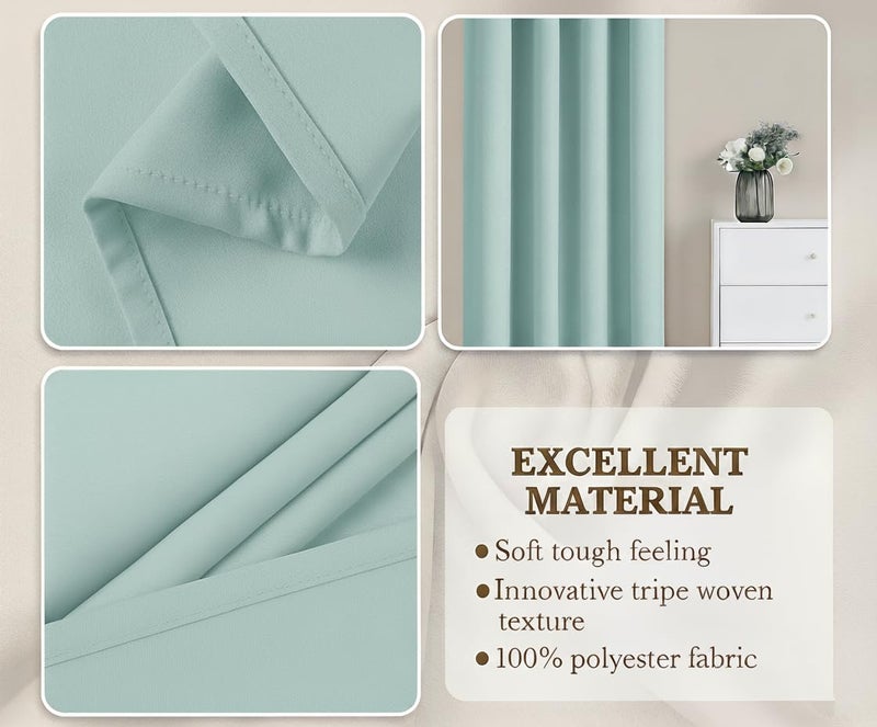 Amali Regal Dimout curtains with 16 Grommets in 2 panels Size (W132 x L 274cm) for living room Decor or bedroom window noise reduction and light blocking - Image 5