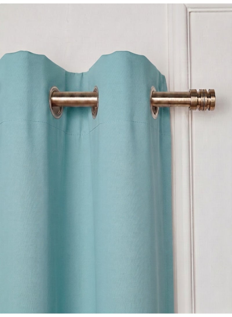 Amali Regal Dimout curtains with 16 Grommets in 2 panels Size (W132 x L 274cm) for living room Decor or bedroom window noise reduction and light blocking - Image 2