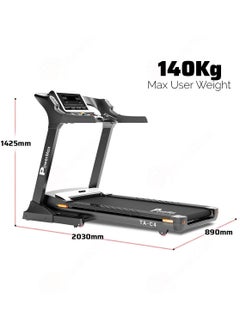 PowerMax Fitness PowerMax  Fitness Ta-C4 (5Hp Peak ) Ac Motor Treadmill For Home Use, 99 Pre-Set Max Pro Workout Session,Max User Wt.150Kg, 20 Level Auto Incline,Top Speed:20 Km/Hr.  - Image 5
