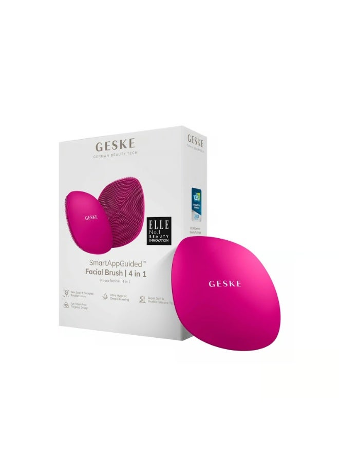 GESKE Facial Brush 4-In-1 Magenta - Image 3