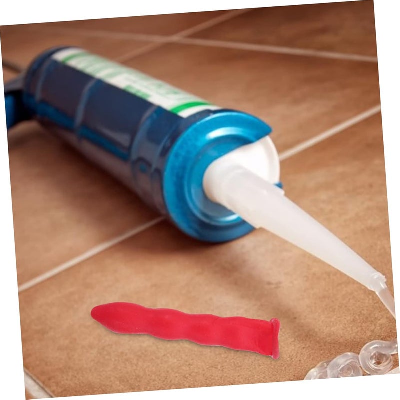 DOITOOL 150pcs Caulk Saving Caps Flexible Sealer Protectors for Resealing Caulk Glue and Paint Tubes and Reusable to Preserve Freshness and Extend Usage - Image 3