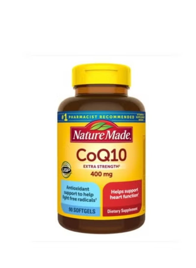 ناتشر ميد CoQ10 400 ملغ، 90 كبسولة هلامية - Image 1