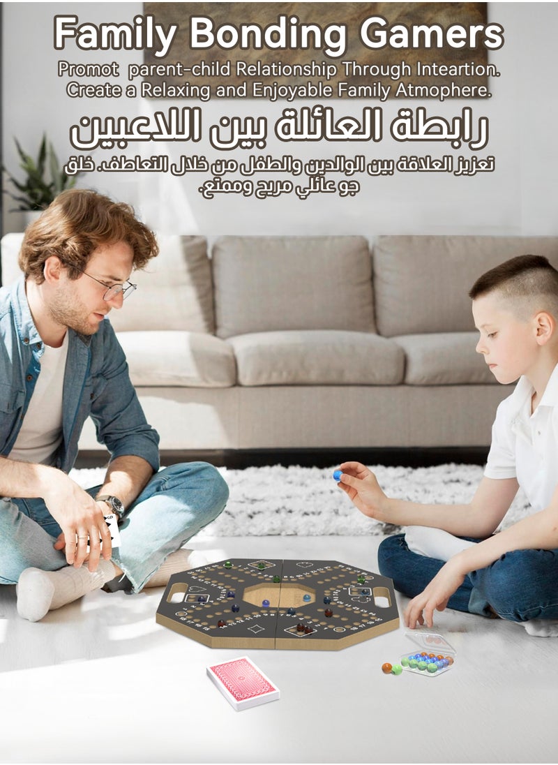 يو إل اتش واي سي ULHYC ، لعبة جاكارو خشبية قوية للتخطيط الاستراتيجي، مع حقيبة يد  - Image 2