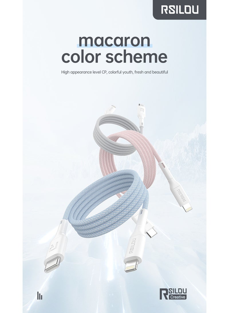 rsilou Type-C to Lightning Fast Charging Data Cable (100cm) - Image 5
