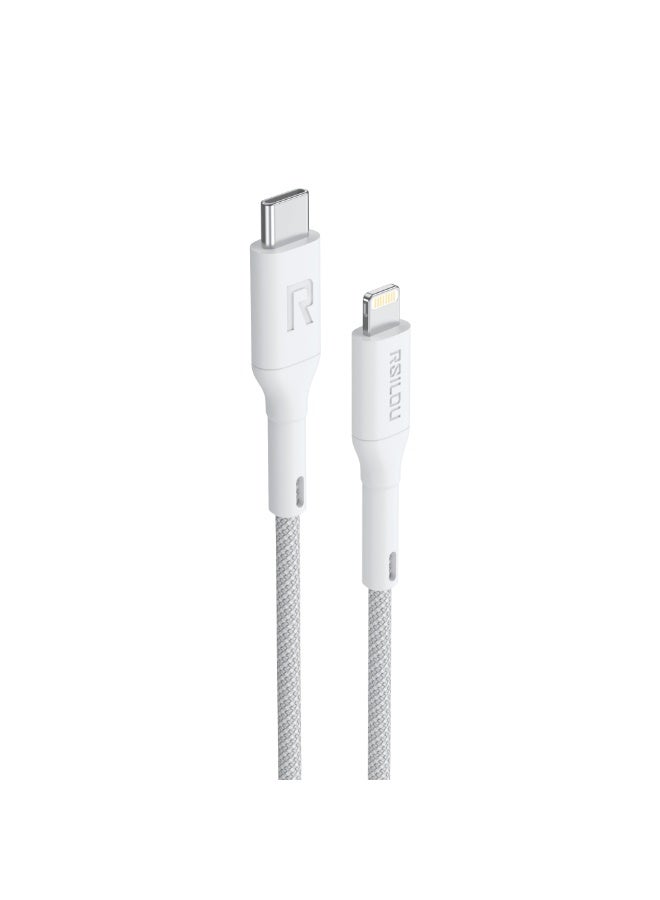 RSILOU-R2025 Type-C to Lightning Fast Charging Data Cable – 100cm, High-Speed Charging & Data Sync, Tangle-Free - Image 2