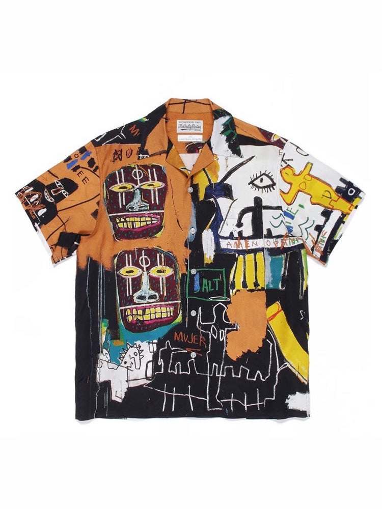 New Men'S Shirt Trendy Short Shirt 3D Funny Pattern Printed Short Sleeve Shirt Summer - Image 2