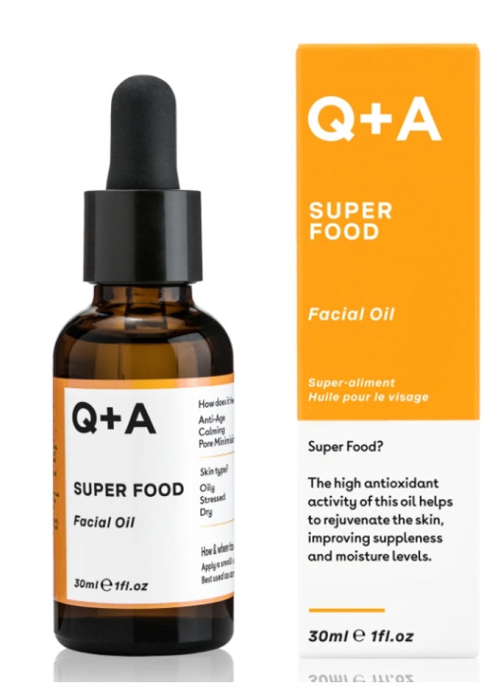 Q+A Super Food Facial Oil 30Ml