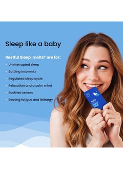 WELLBEING NUTRITION Melts Restful Sleep  30 Oral Strips  - Image 2