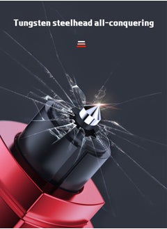 Fazza 2 IN 1 Safety Hammer, Emergency Car Escape Tool, Seat Belt Cutter， Car Glass Window Breaker, Portable Life-Saving Emergency Artifact, Hardened Carbon Steel Vehicle Safety Hammer, Auto Supplies  - Image 4