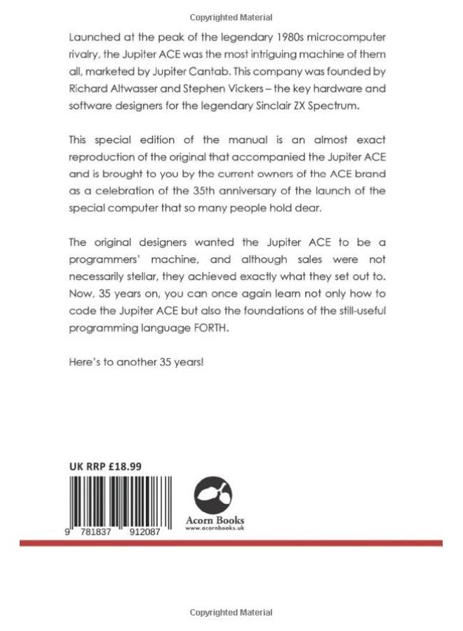 The Jupiter Ace Manual: 40th Anniversary Edition  - Image 2