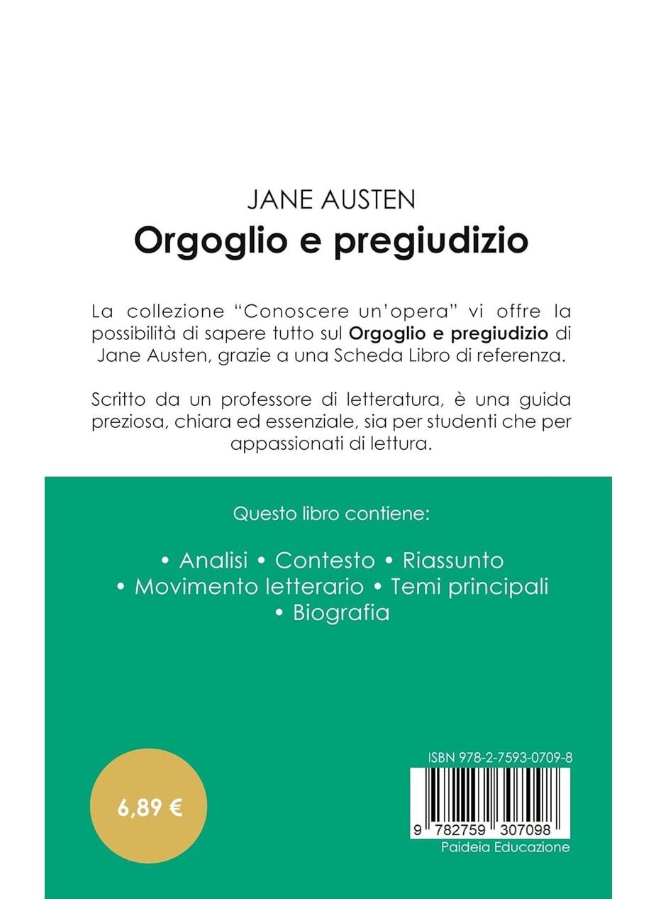Scheda libro Orgoglio e pregiudizio di Jane Austen (analisi letteraria di riferimento e riassunto completo)  - Image 2