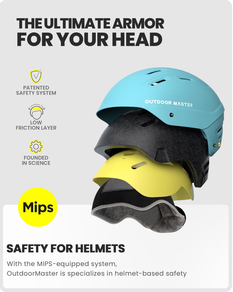 OutdoorMaster MIPS Ski Helmet - Kelvin II MIPS Snow Sport Helmet Snowboard Helmet for Men Women & Youth - Image 2
