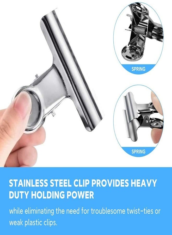 True-Ally مشابك تثبيت أوراق دائرية كبيرة الحجم (75 مم/3 بوصة) شديدة التحمل من ترو-آلي، مناسبة للمكاتب والمنازل والمدارس والمؤسسات، عبوة من 6 مشابك | مصنوعة من الفولاذ المقاوم للصدأ | حقيبة حمل مجانية - Image 3