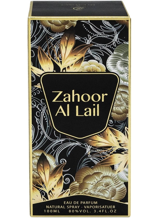 ARABIYAT Zahoor Al Lail Eau De Parfum For Unisex, 100 Ml  - Image 4