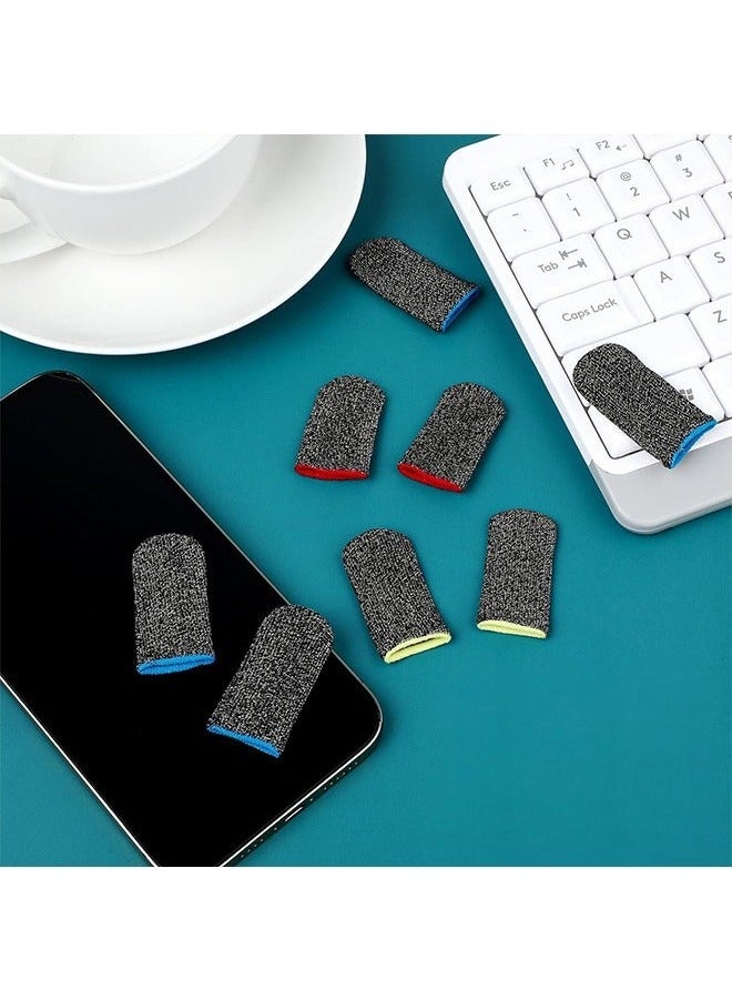 30Pcs Finger Sleeves for Gaming, Breathable Finger Sleeve Gloves, Finger Thumb Sleeves Set, Gamer Thumb Sleeves Finger Covers, Dedales para Dedos Gamer for Mobile Phone Game  - Image 5