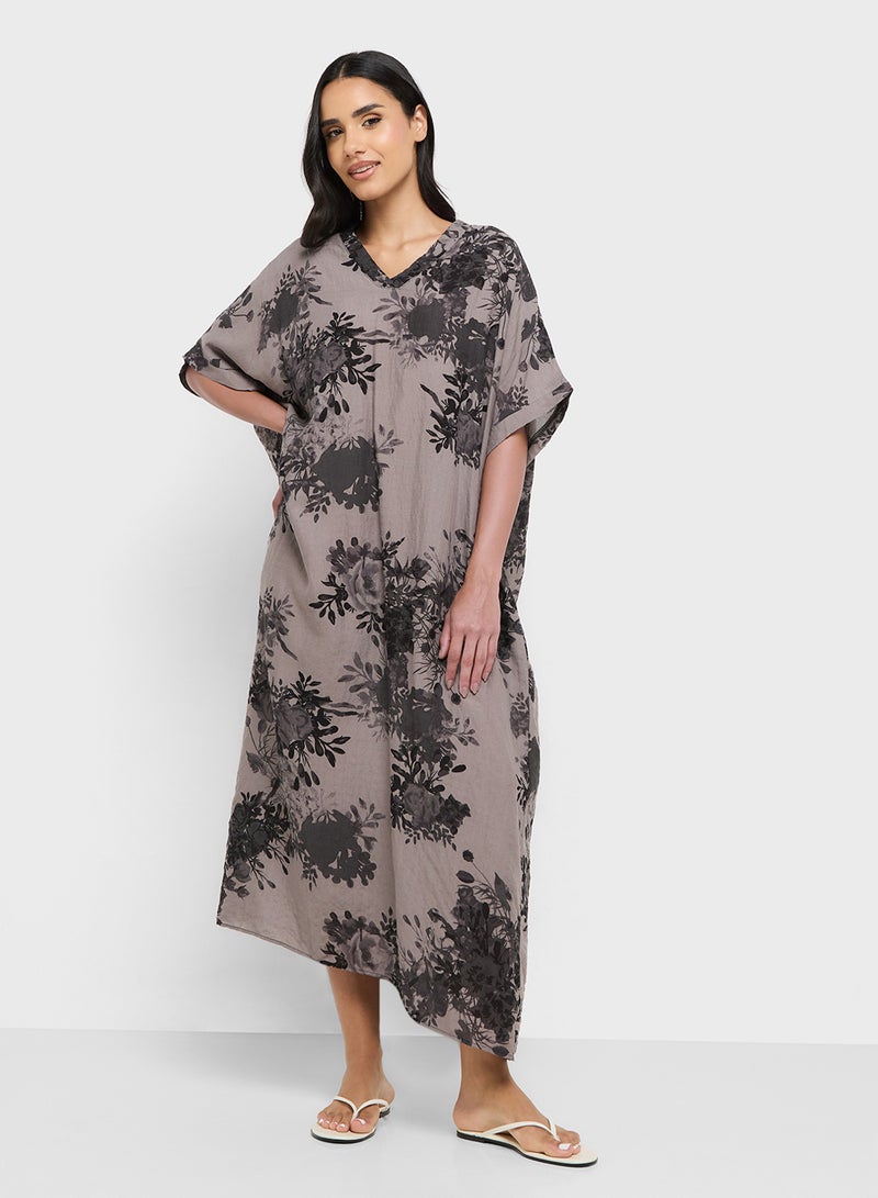 Khizana Printed Nightdress - Image 4