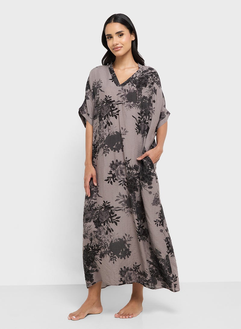 Khizana Printed Nightdress - Image 1