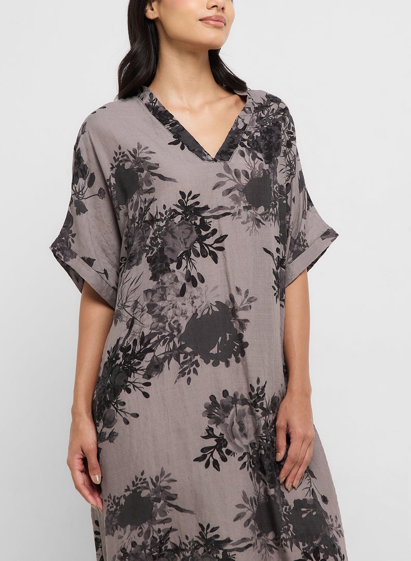 Khizana Printed Nightdress - Image 3
