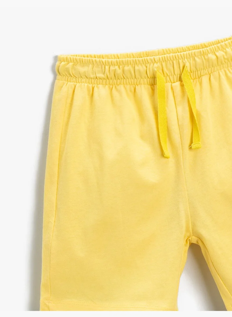 KOTON Basic Shorts Drawstring