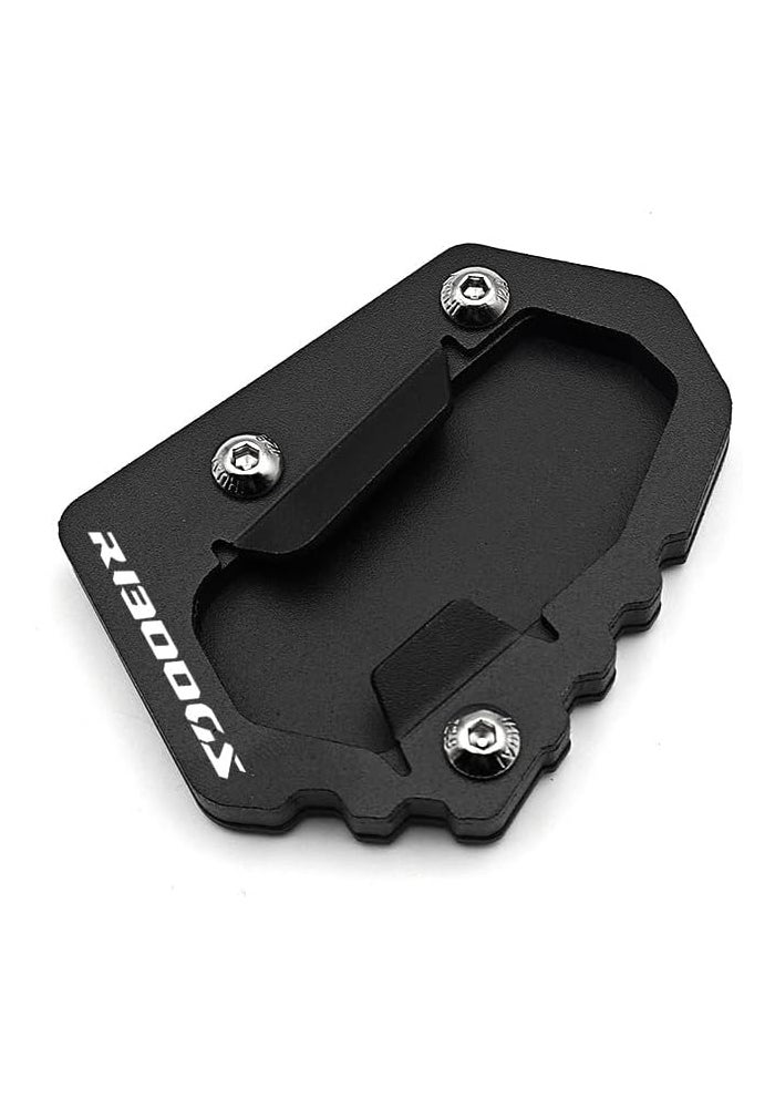 IZX Motorcycle Kickstand Pad for BMW R1300GS 2023-2024 - Black - Image 1