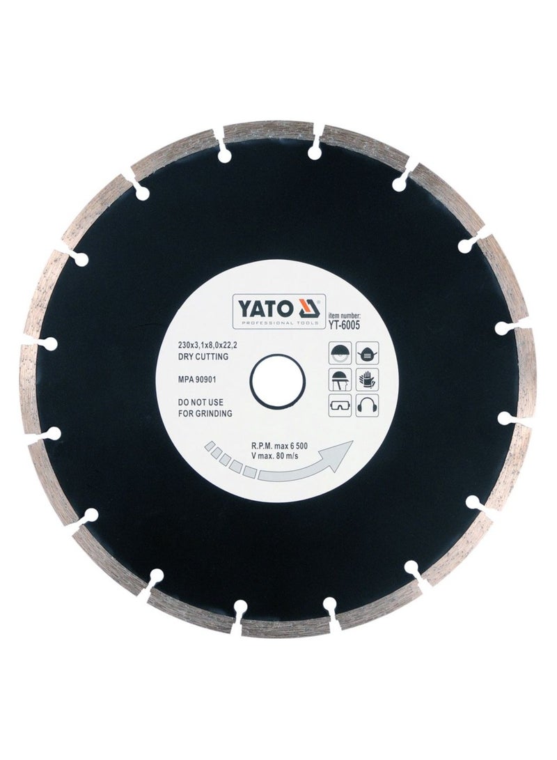 YATO Diamond Blade Segmented-HS 230x2.7x22.2mm
