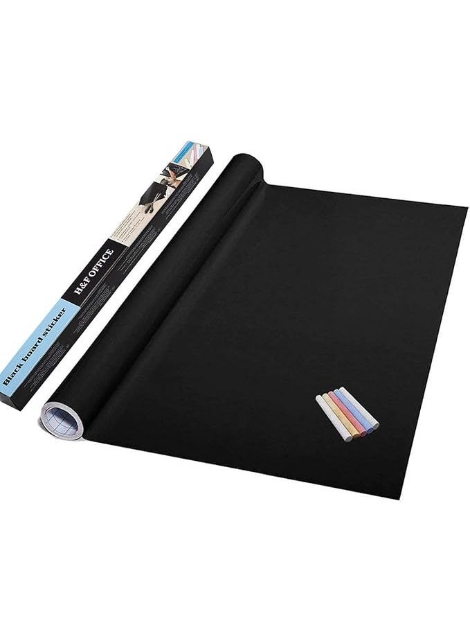 Terabyte Thickened Waterproof Chalkboard Printed Wall Paper Dry Erase Self-Adhesive Blackboard Sticker - Decal Vinyl Board Wallpaper (78.7” × 17.7”) - Image 2