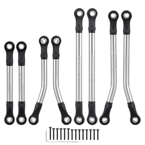 FriHobby High Clearance Link Set Steel Lift Kit 50g for Traxxas TRX4M Defender Bronco Chassis Upgrades 118 RC Crawler Accessories 8PCS - Image 1