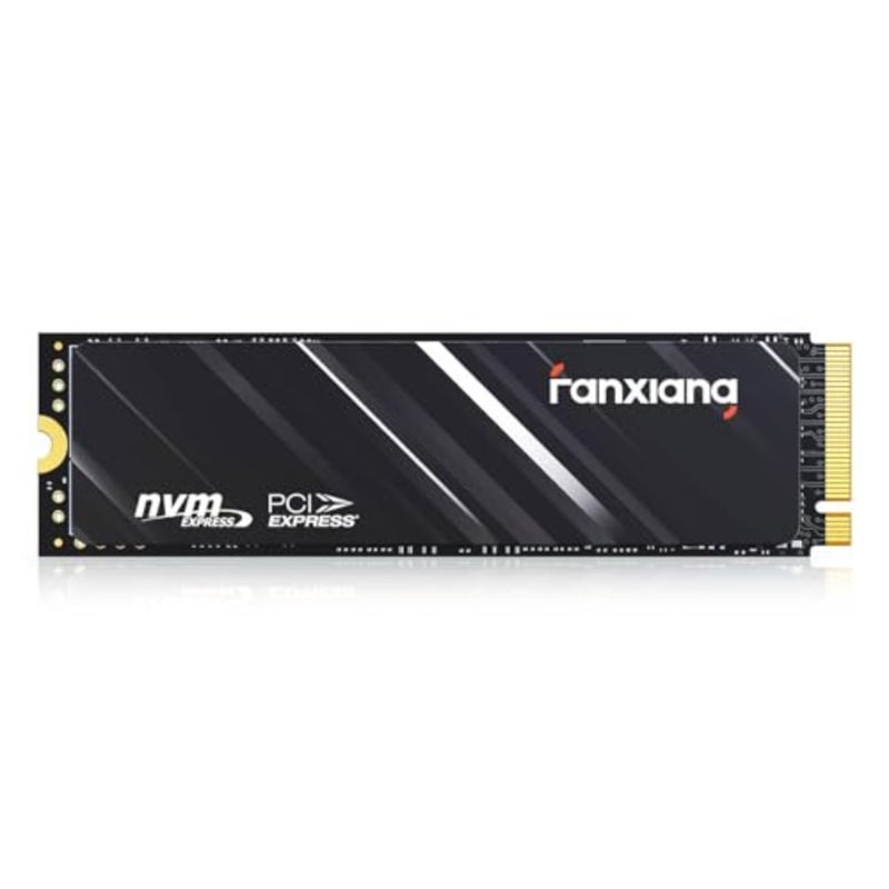 SSD للألعاب PS5، 3D NAND مع ذاكرة تخزين مؤقت SLC، أسود، سرعة قراءة تصل إلى 4800 ميجابايت/ثانية لترقية PS5 الداخلي والكمبيوتر الشخصي/الكمبيوتر المحمول - Image 1