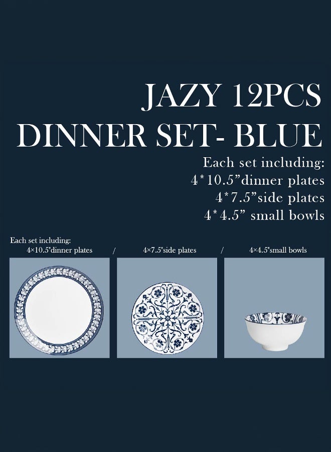 Shallow Serving Bowl Set – 3PCS Square 14cm Porcelain & New Bone China Bowls with Metal Stand for Dates, Sweets, Eid & Family Gatherings - Image 4