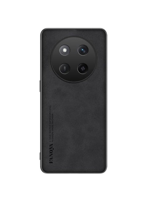The shell is compatible with Honor X9c 5G shell, and the plain leather shell is soft TPU silicone border fingerprint anti-fall and anti-shock protective cover Honor X9C