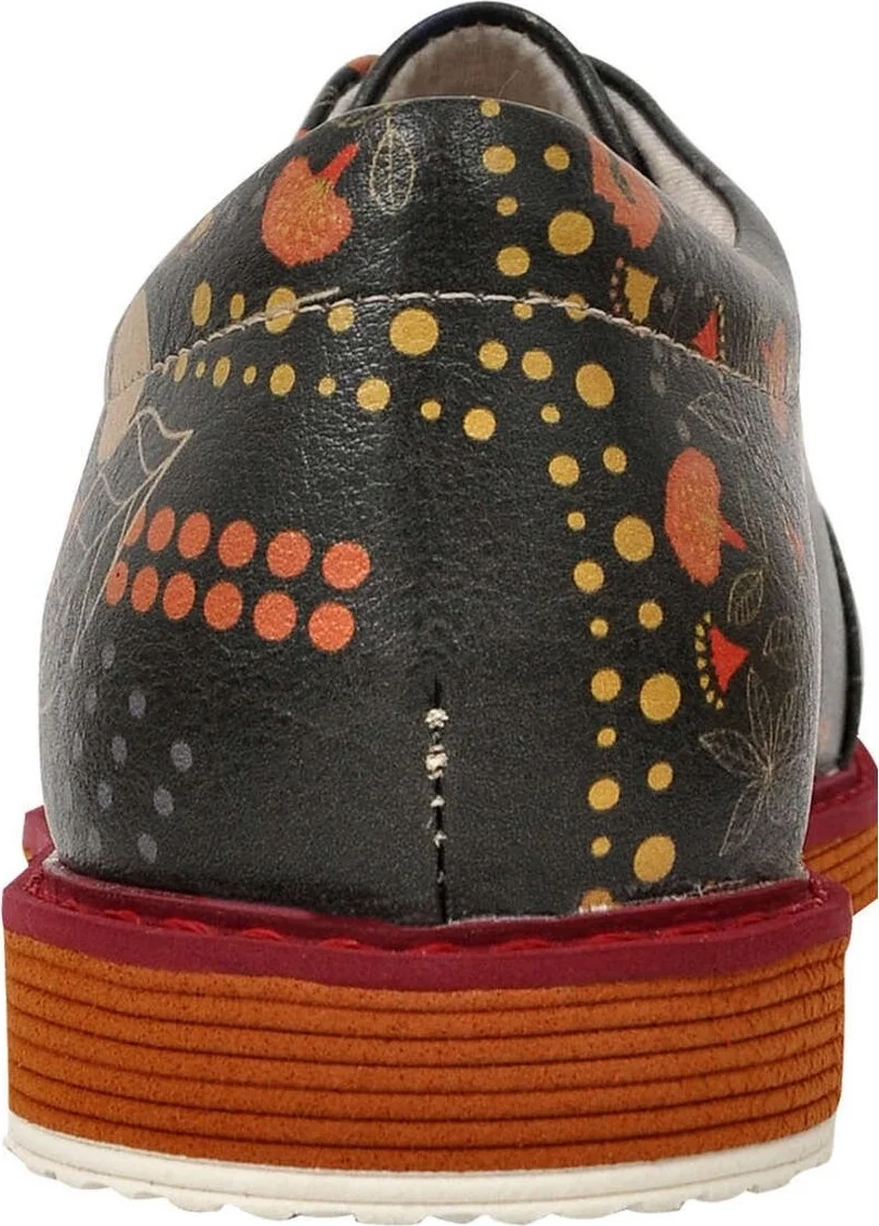 Dogo Dots&Leaves / Design Printed Vegan / Broke-s Women's Shoes